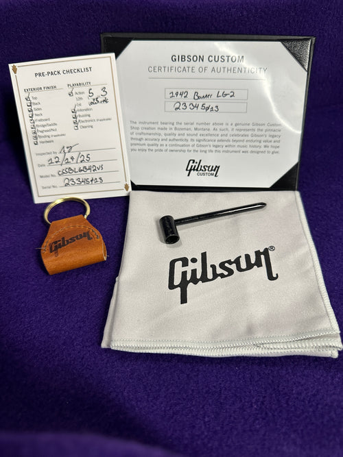 Gibson Custom Shop 1942 Banner LG-2 - Vintage Sunburst #45013