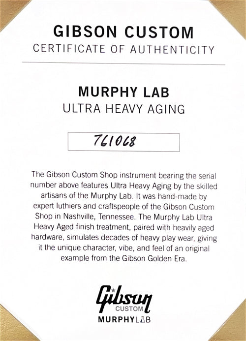 Gibson Custom Shop Limited Edition 1957 Les Paul Reissue Murphy Lab Ultra Heavy Aged - Mustard Gold #61068