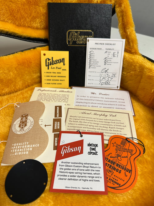 Gibson Custom Shop 1957 Les Paul Custom VOS - Ebony #51882