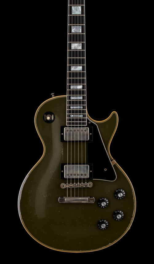 Gibson Custom Shop Limited Edition 1968 Les Paul Custom Reissue Murphy Lab Heavy Aged - Olive Drab Top #05778