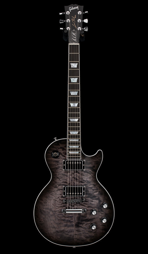 Gibson Limited Edition Mark Morton Les Paul Modern Quilt - Translucent Ebony Burst Satin #50134