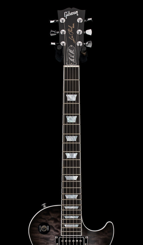 Gibson Limited Edition Mark Morton Les Paul Modern Quilt - Translucent Ebony Burst Satin #50134