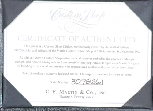 Martin Custom Shop 000-42 Style Sinker Redwood/Pale Moon Ebony #78261 (Empire Music Spec)