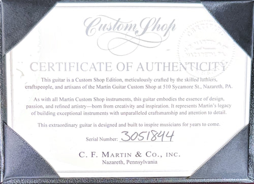Martin Custom Shop D-42 Style Pale Moon Ebony #51844 (Empire Music Spec)