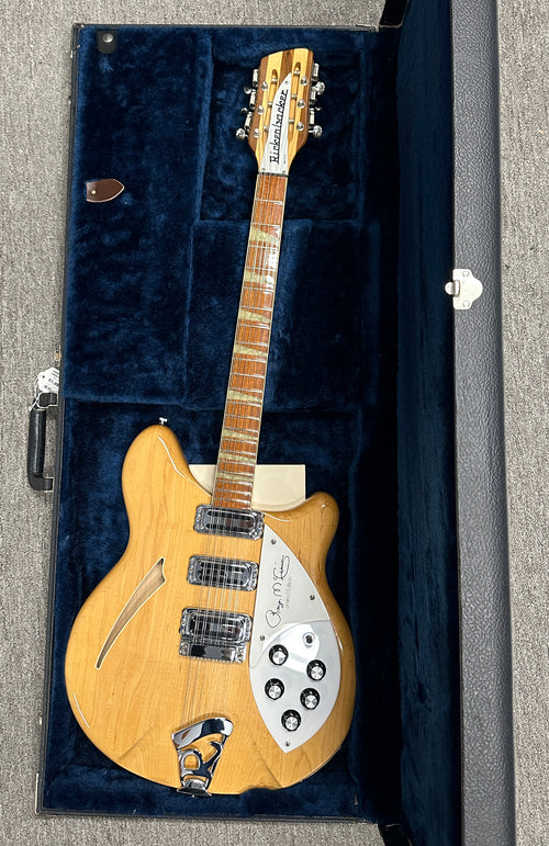 Used Rickenbacker 370/12RM Roger McGuin Limited Edition (1990) #959/1000 - Mapleglo #37736 with Original Hard Case