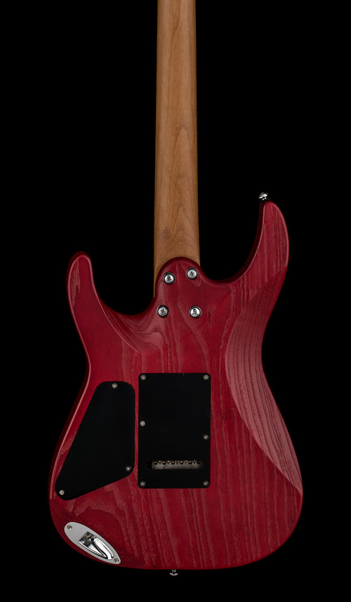 Used Charvel Pro-Mod DK24 HSS 2PT CM Ash (2020) - Red Ash #00811 with Hard Case