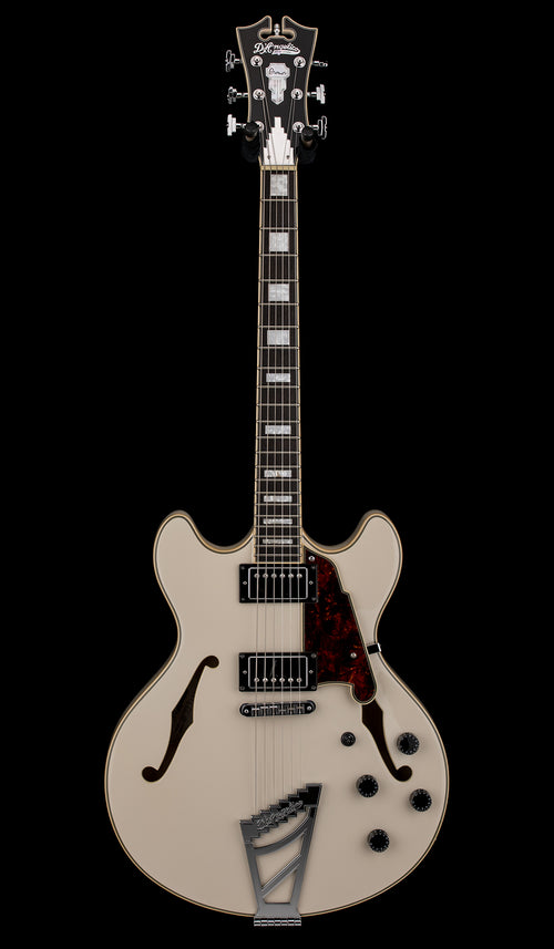 Used D'Angelico Premier DC Stairstep (2022) - Champagne #27455 with Original Gig Bag