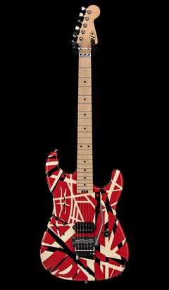Used EVH Striped Series (2019) - Red with Black Stripes #00309