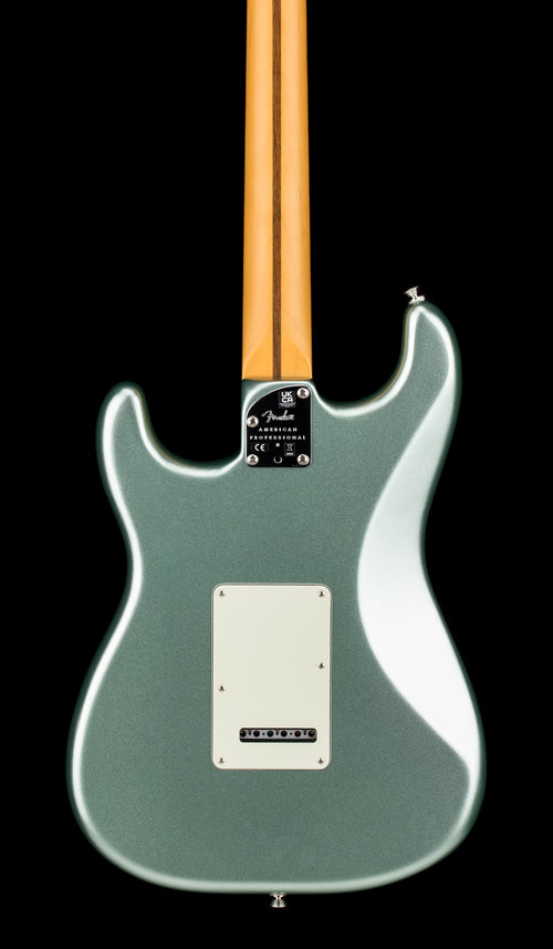 Used Fender American Professional II Stratocaster HSS (2023) - Mystic Surf Green #12812 with Original Hard Case