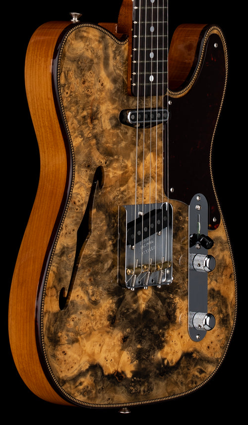 Used Fender Custom Shop Artisan Buckeye Double Esquire NOS - Aged Natural #31667 with Original Hard Case