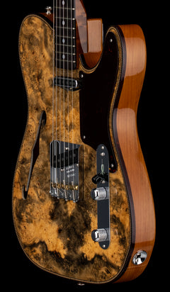 Used Fender Custom Shop Artisan Buckeye Double Esquire NOS - Aged Natural #31667 with Original Hard Case