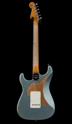Used Fender Custom Shop Limited Edition Red Hot Stratocaster Super Heavy Relic - Super Faded Aged Lake Placid Blue (2023) #65181 with Original Hard Case