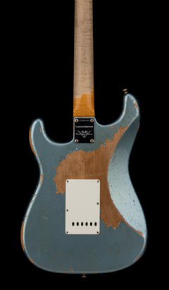 Used Fender Custom Shop Limited Edition Red Hot Stratocaster Super Heavy Relic - Super Faded Aged Lake Placid Blue (2023) #65181 with Original Hard Case