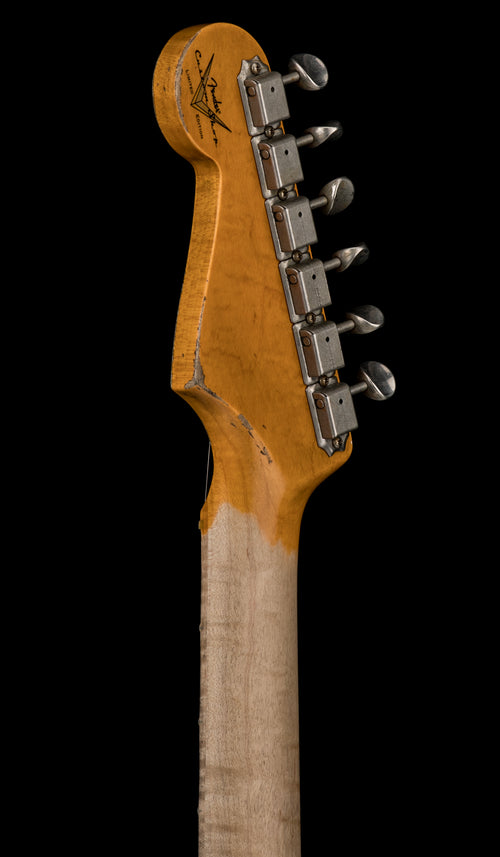Used Fender Custom Shop Limited Edition Red Hot Stratocaster Super Heavy Relic - Super Faded Aged Lake Placid Blue (2023) #65181 with Original Hard Case