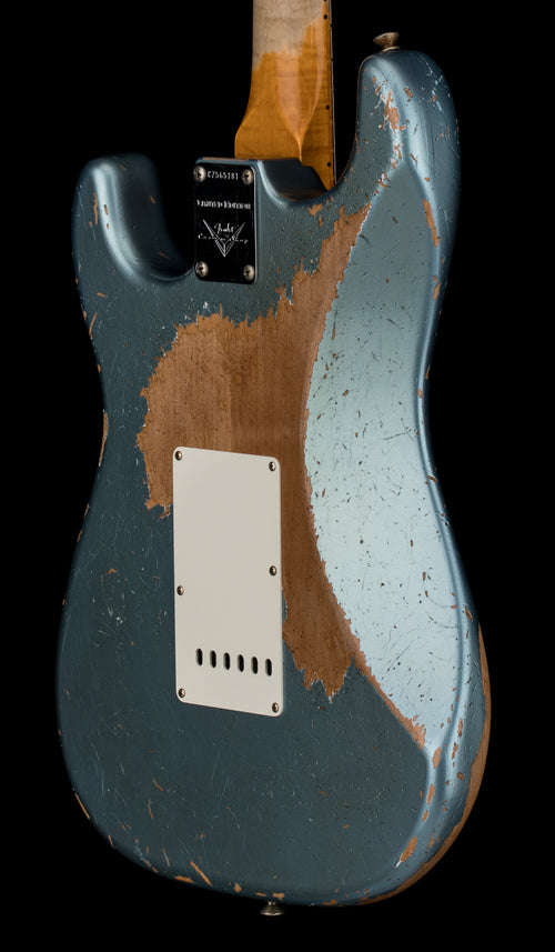 Used Fender Custom Shop Limited Edition Red Hot Stratocaster Super Heavy Relic - Super Faded Aged Lake Placid Blue (2023) #65181 with Original Hard Case