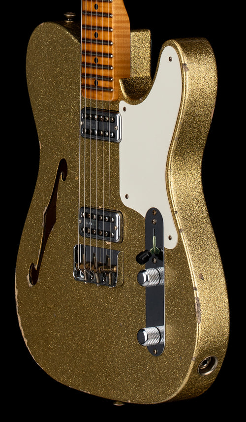 Used Fender Custom Shop Limited Edition Caballo Tono Ligero Relic (2022) - Aged Gold Sparkle #60639 with Original Hard Case