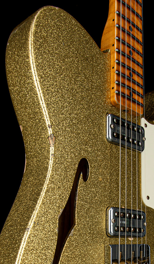 Used Fender Custom Shop Limited Edition Caballo Tono Ligero Relic (2022) - Aged Gold Sparkle #60639 with Original Hard Case