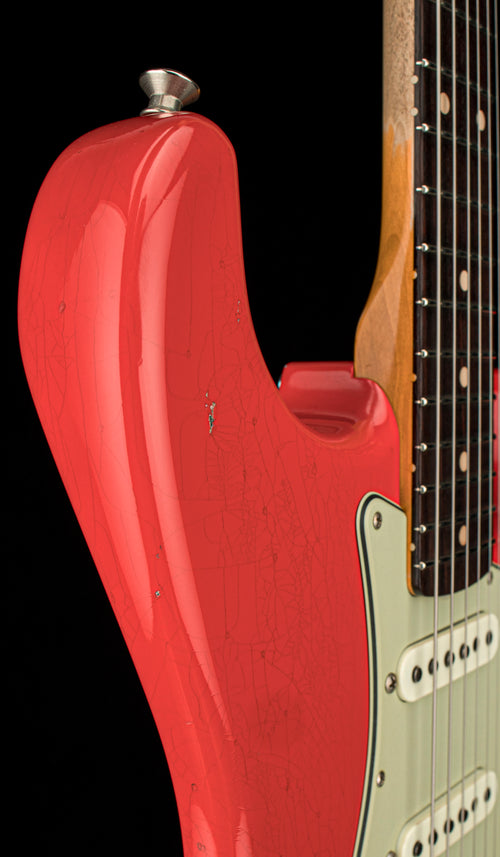 Used Fender Custom Shop LTD '62-'63 Stratocaster Journeyman Relic (2023) - Aged Fiesta Red #73472