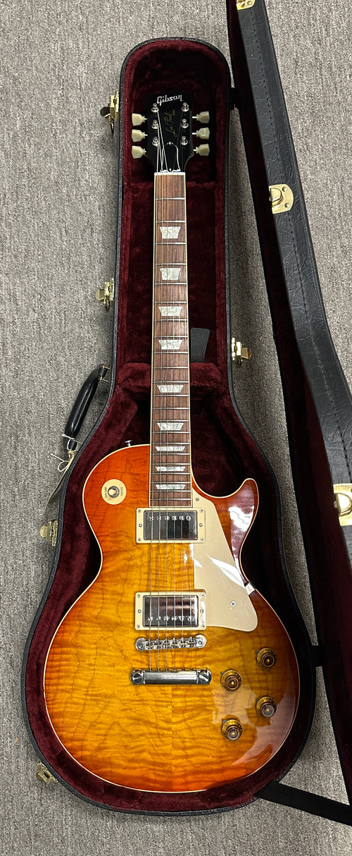Used Gibson Custom Shop Limited Edition Sam Ash 1957 Les Paul (1997) - Cherry Sunburst #79810 with Original Hard Case