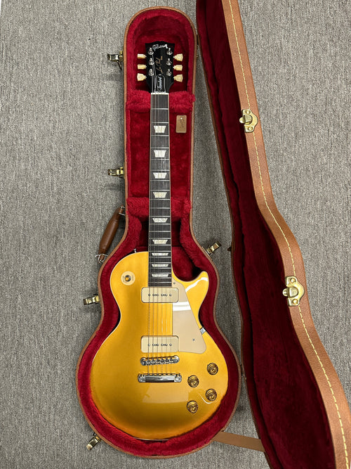 Used Gibson Les Paul Standard 50s P-90 (2019) - Goldtop #90346 with Original Hard Case