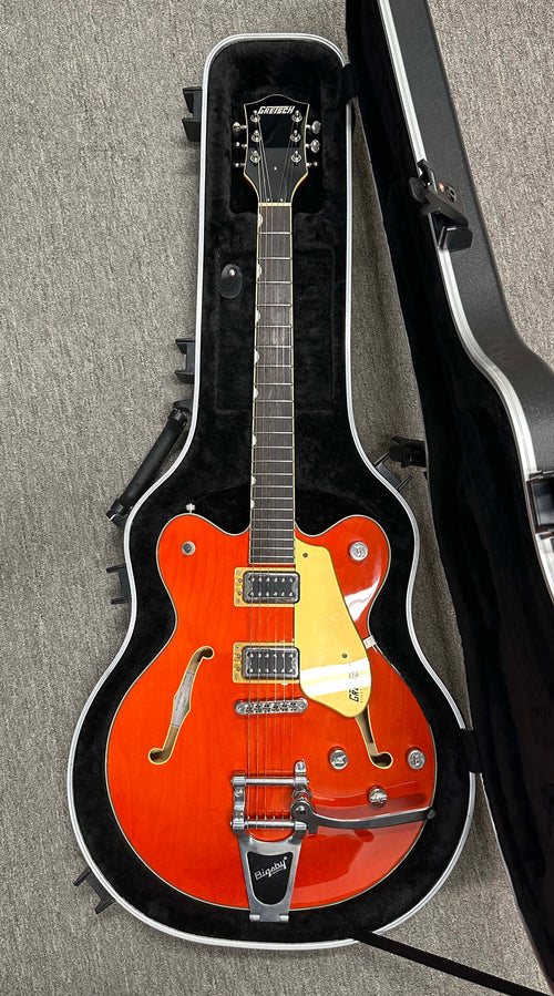 Used Gretsch Electromatic G5622T (2021) - Orange Stain #51129 with Hard Case