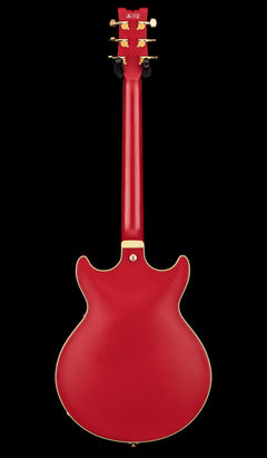 Used Ibanez AM Artcore Expressionist AMH90 (2021) - Cherry Red Flat #20801 with Hard Case