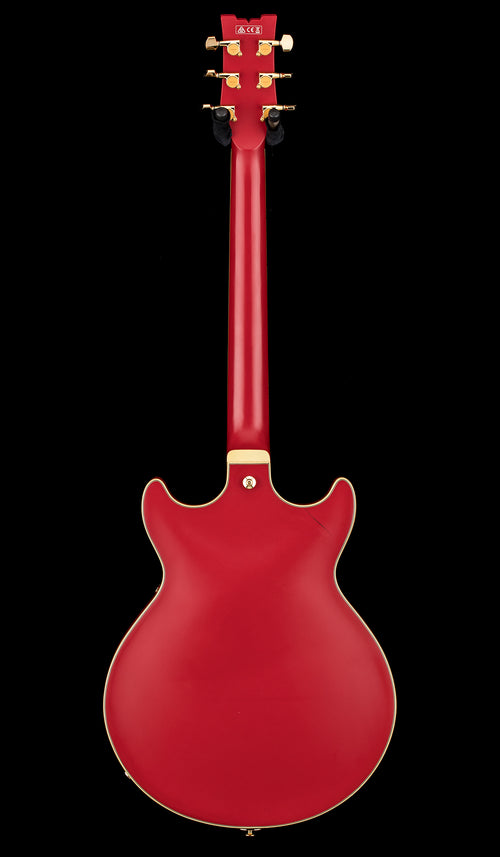 Used Ibanez AM Artcore Expressionist AMH90 (2021) - Cherry Red Flat #20801 with Hard Case