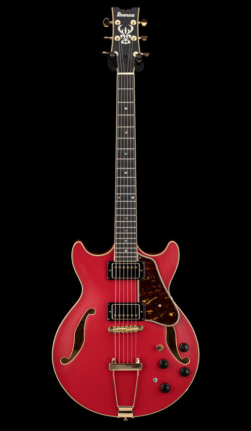 Used Ibanez AM Artcore Expressionist AMH90 (2021) - Cherry Red Flat #20801 with Hard Case