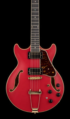 Used Ibanez AM Artcore Expressionist AMH90 (2021) - Cherry Red Flat #20801 with Hard Case