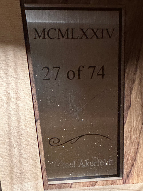 Used Martin OM Mikael Åkerfeldt #06687 with Original Hard Case