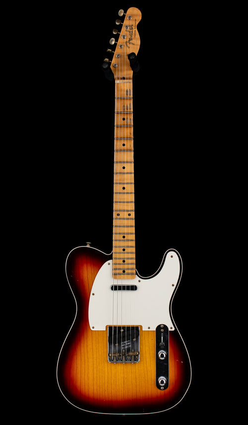 Fender Custom Shop Limited Edition 50s Twisted Telecaster Custom Journeyman Relic - Chocolate 3-Color Sunburst #38536