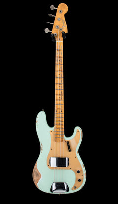 Fender Custom Shop '58 P Bass Heavy Relic - Aged Surf Green #61852