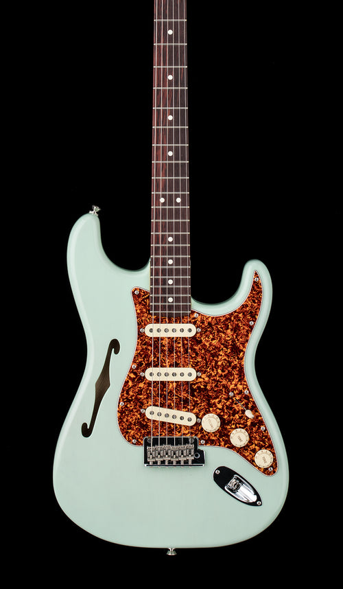 Fender Limited Edition American Professional II Stratocaster Thinline - Transparent Surf Green #10965