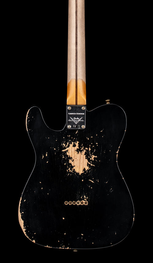 Fender Custom Shop Limited Edition 1950 Double Esquire Heavy Relic - Aged Black #36435