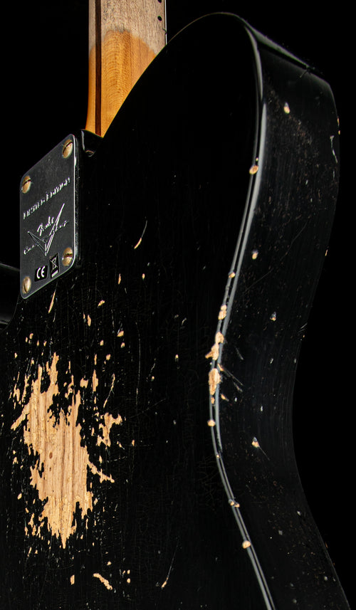 Fender Custom Shop Limited Edition 1950 Double Esquire Heavy Relic - Aged Black #36435