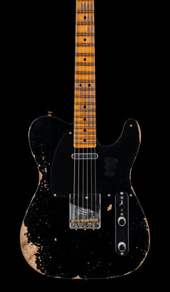 Fender Custom Shop Limited Edition 1950 Double Esquire Heavy Relic - Aged Black #36435