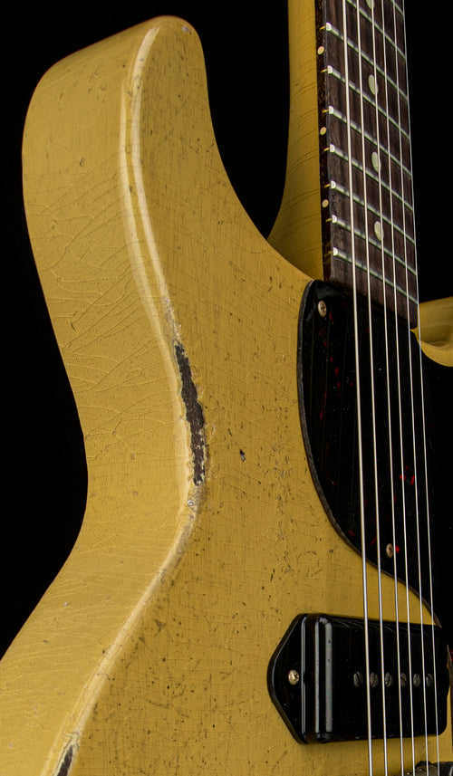 Gibson Custom Shop 1960 Les Paul Junior DC Murphy Lab Ultra Heavy Aged - TV Yellow #05455