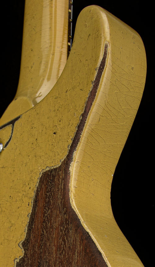 Gibson Custom Shop 1960 Les Paul Junior DC Murphy Lab Ultra Heavy Aged - TV Yellow #05455