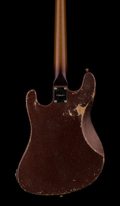 Castedosa Guitars Conchers Short Scale Bass - Aged Brown Sparkle #566