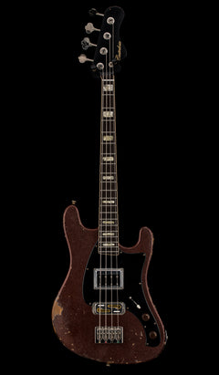 Castedosa Guitars Conchers Short Scale Bass - Aged Brown Sparkle #566