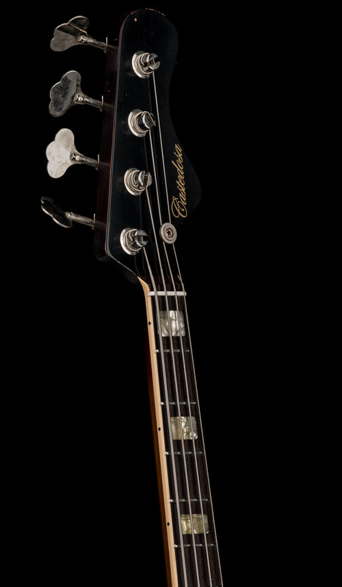 Castedosa Guitars Conchers Short Scale Bass - Aged Brown Sparkle #566