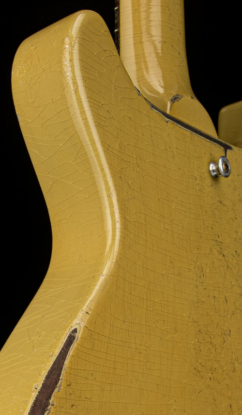 Gibson Custom Shop 1960 Les Paul Junior DC Murphy Lab Ultra Heavy Aged - TV Yellow #05455