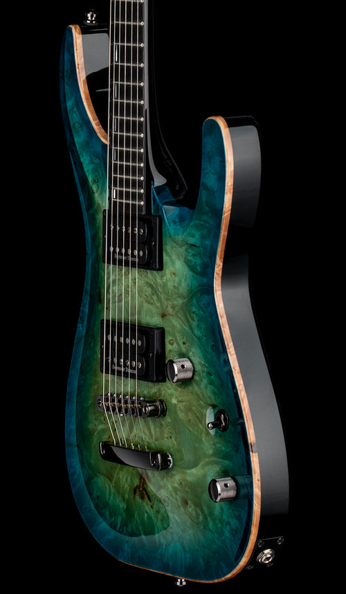 ESP Custom Shop Horizon Custom NT Burl - Blue Green Burst #30242