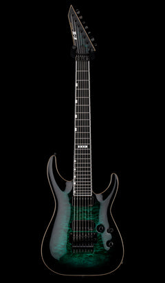 ESP E-II Horizon FR-7 - Black Turquoise Burst #ES7372243 (Factory Demonstration Model)