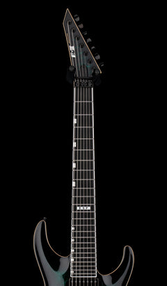 ESP E-II Horizon FR-7 - Black Turquoise Burst #ES7372243 (Factory Demonstration Model)