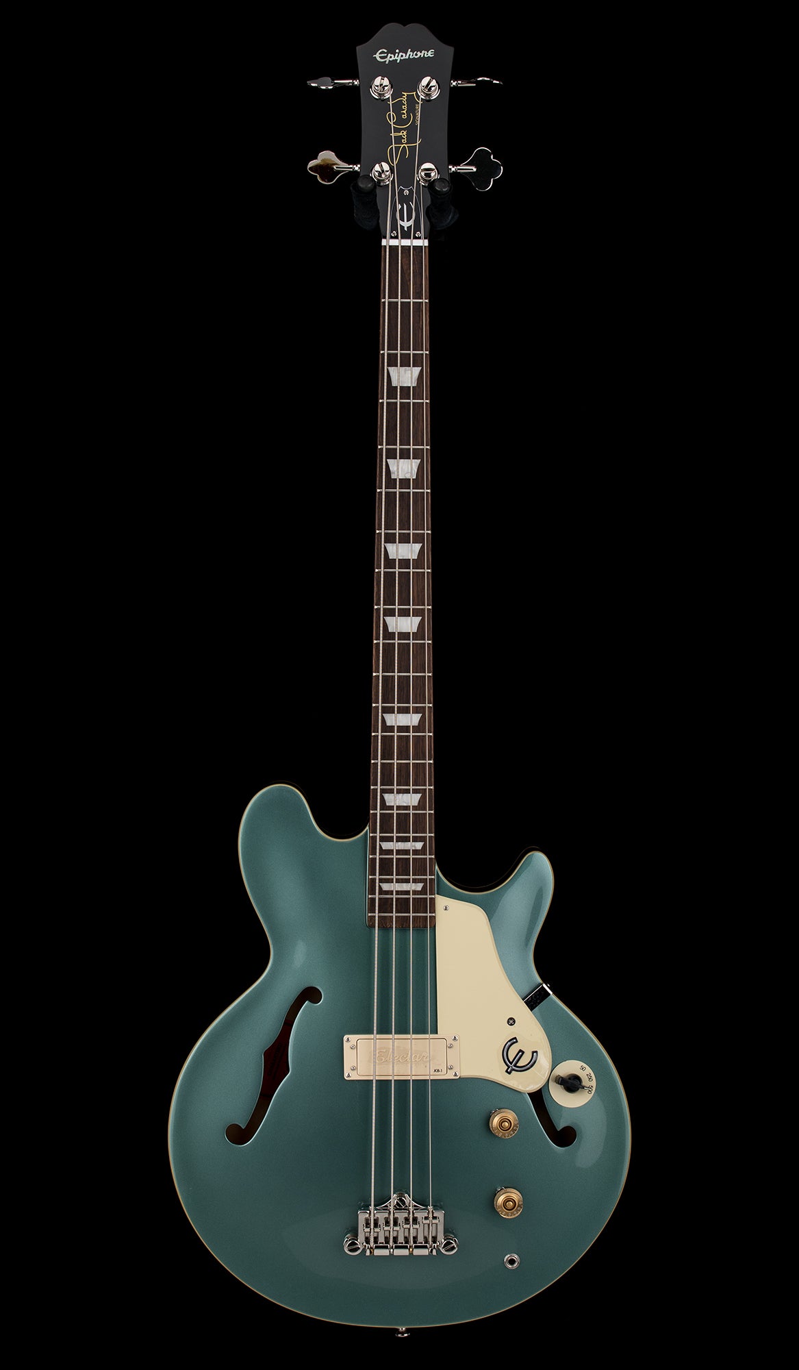 Epiphone ベース　ジャンク Epiphone Jack Casady Bass - Faded Pelham Blue #11741 – Empire Music