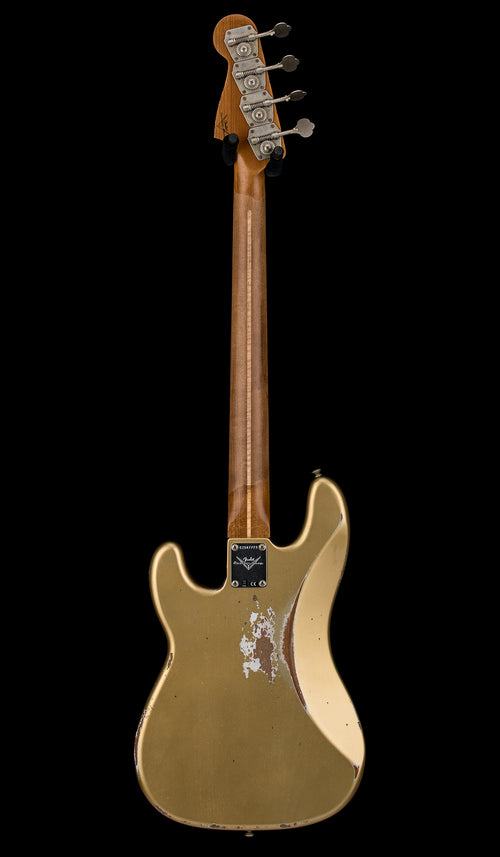 Fender Custom Shop Empire 58 Precision Bass Heavy Relic - Faded Aged Aztec Gold #87723