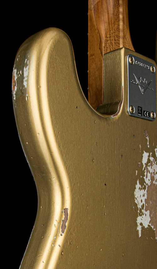 Fender Custom Shop Empire 58 Precision Bass Heavy Relic - Faded Aged Aztec Gold #87723