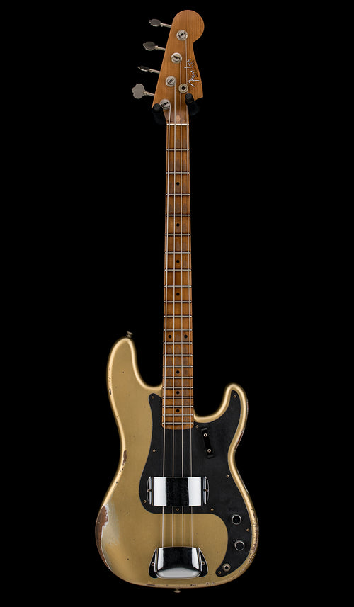 Fender Custom Shop Empire 58 Precision Bass Heavy Relic - Faded Aged Aztec Gold #87723