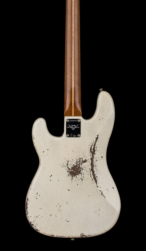 Fender Custom Shop Empire 58 Precision Bass Heavy Relic - Faded Aged Olympic White #88915